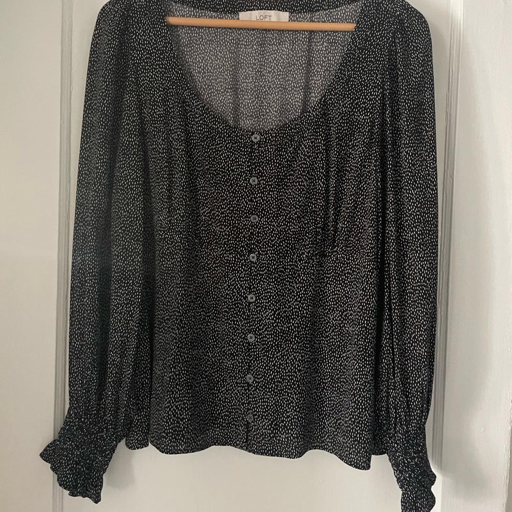 Loft Polka Dot Blouse